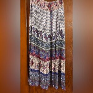 Westport Multicolor Paisley Maxi Skirt
